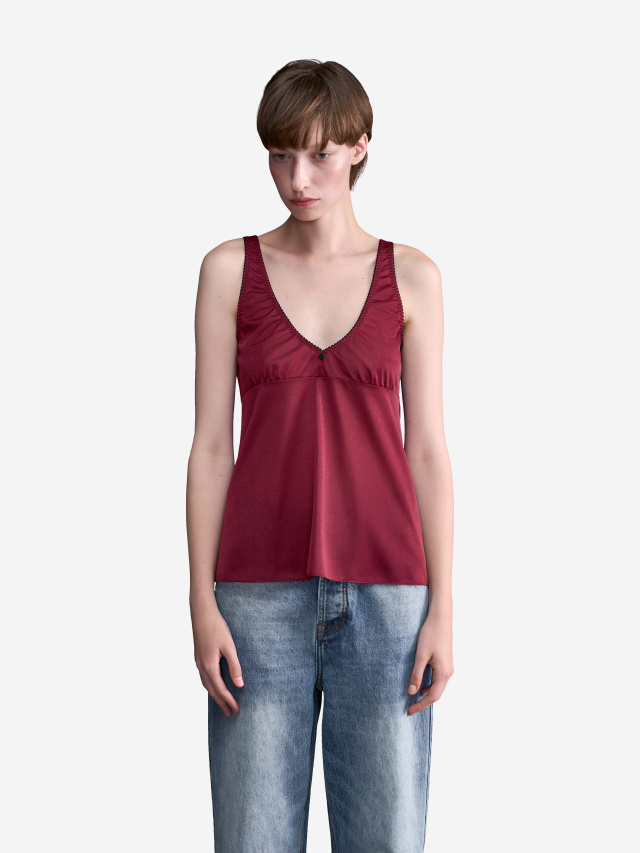 Negligee tank top