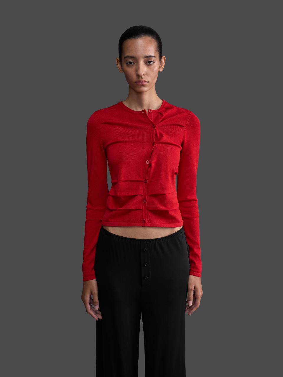 Slim Fit Ruched Cardigan, фото 4 Slim Fit Ruched Cardigan, фото 4