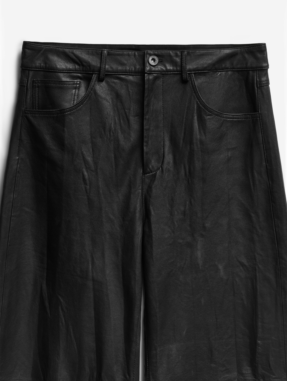 Кожаные джинсы Relaxed Fit, фото 6