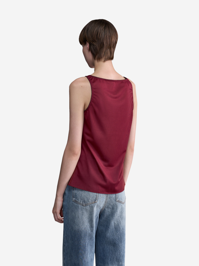 Negligee tank top