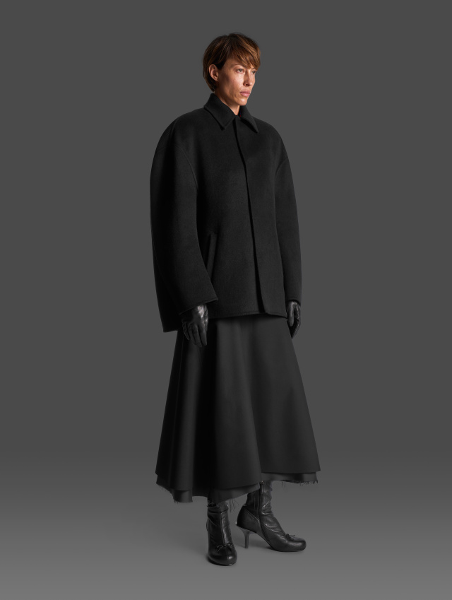 Short D-Line Coat
