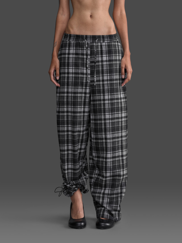 Брюки Baggy из фланели