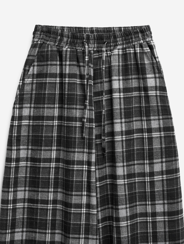 Брюки Baggy из фланели