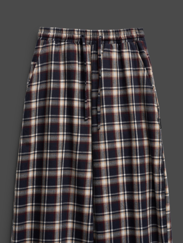 Брюки Baggy из фланели