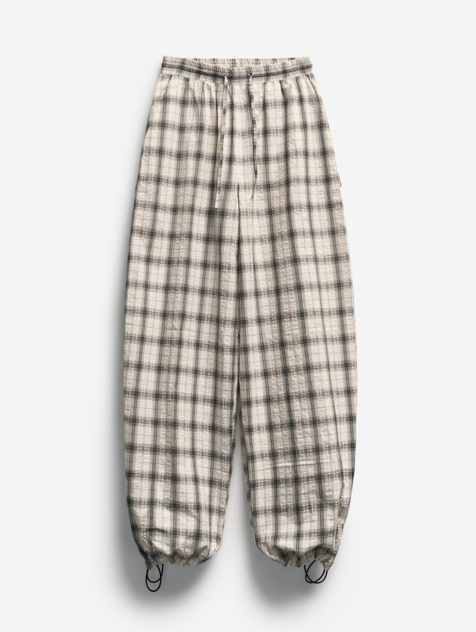 Брюки Baggy из жатого хлопка, фото 1