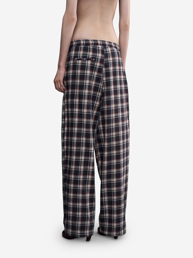 Брюки Baggy из фланели