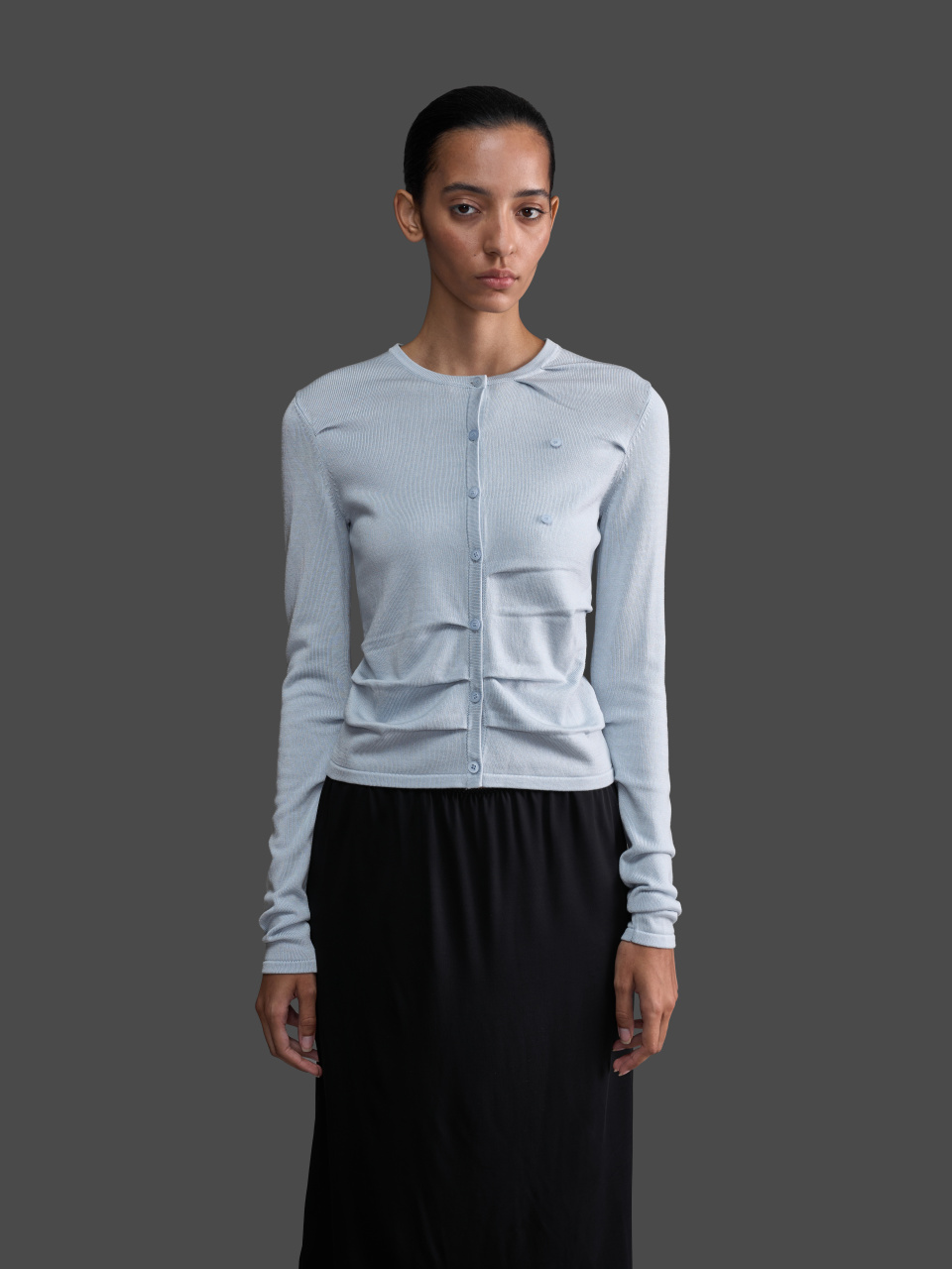 Slim Fit Ruched Cardigan, фото 5