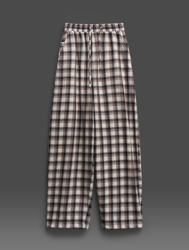 Брюки Baggy из фланели Брюки Baggy из фланели