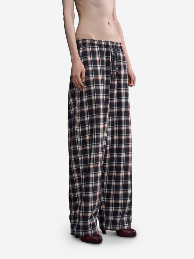 Брюки Baggy из фланели