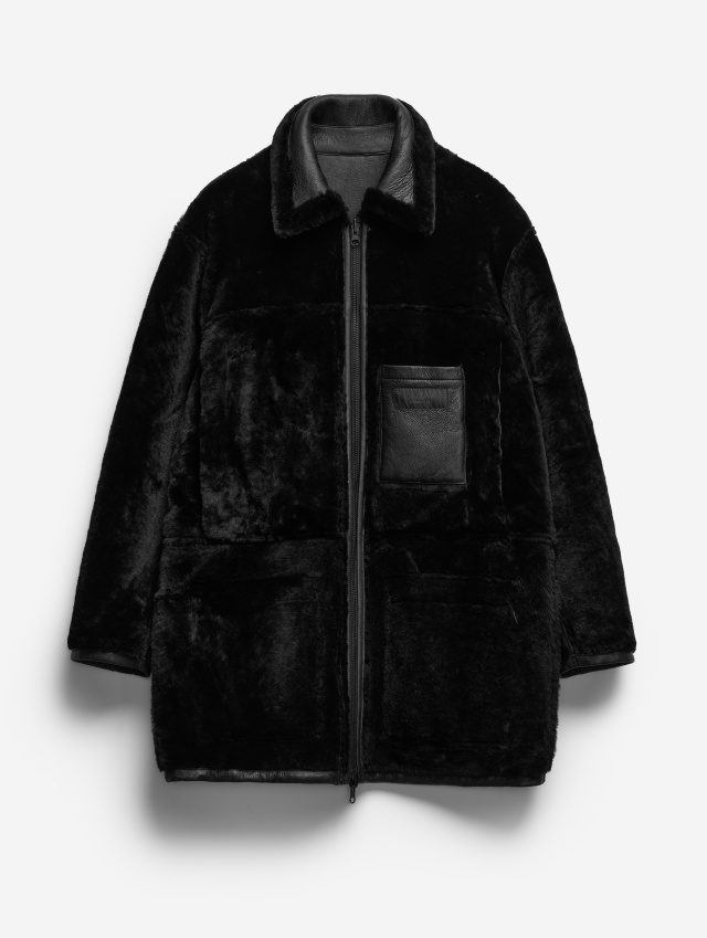 Дубленка 90\'s из натурального меха 