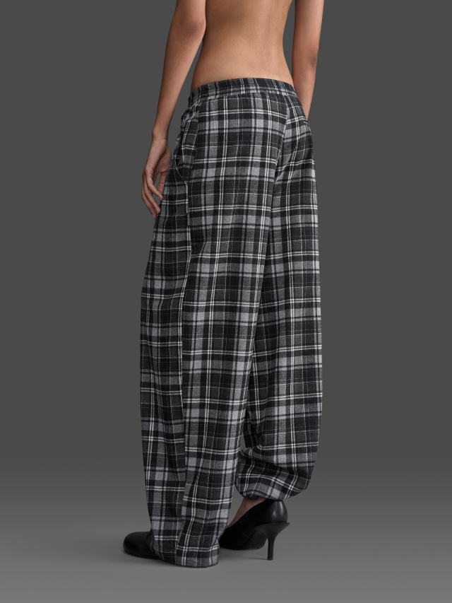 Брюки Baggy из фланели