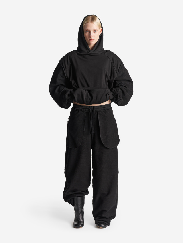 Брюки Baggy из футера