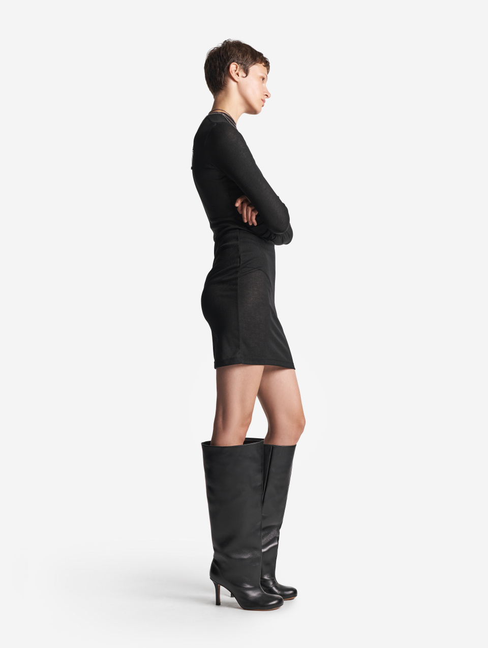 Тонкий трикотажный лонгслив Slim Fit, фото 2 Тонкий трикотажный лонгслив Slim Fit, фото 2