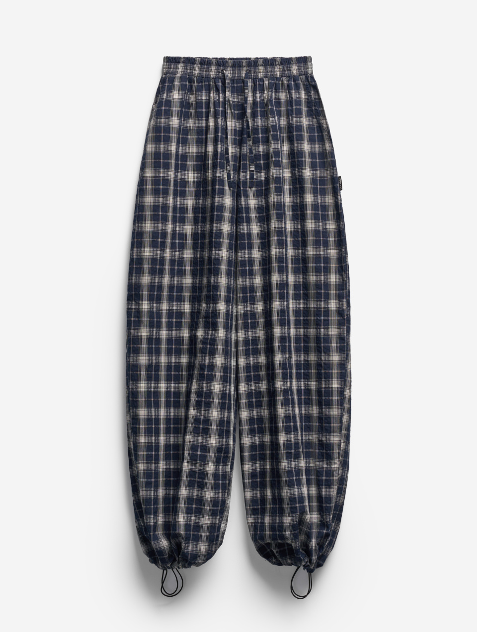 Брюки Baggy из жатого хлопка, фото 1