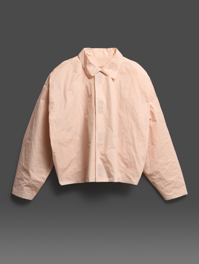 D-Line Bomber Jacket in Paper Fabric
