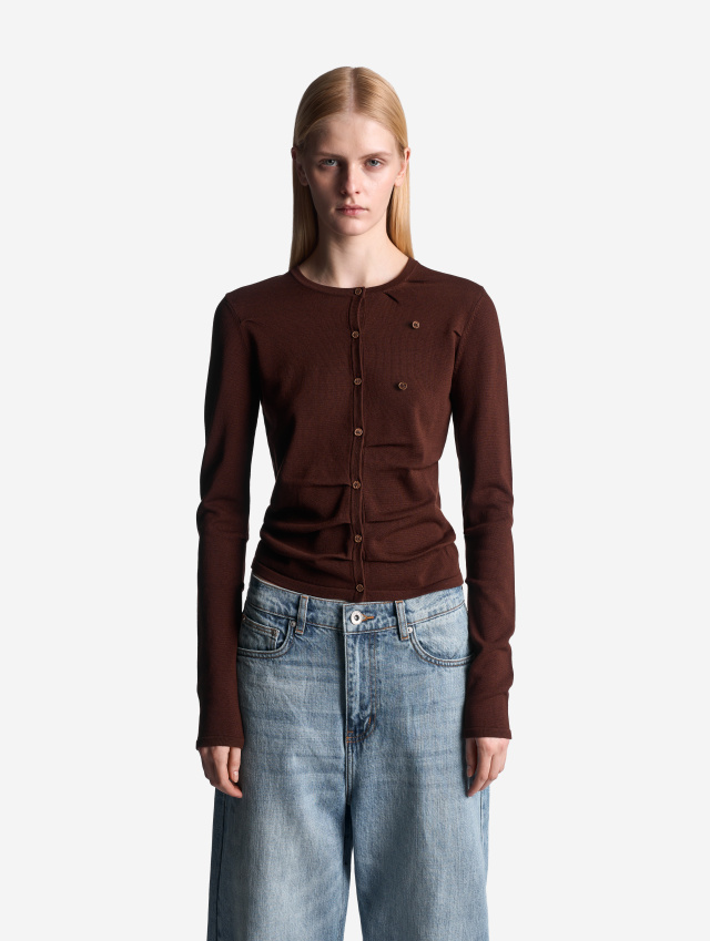 Кардиган Slim Fit с защипами