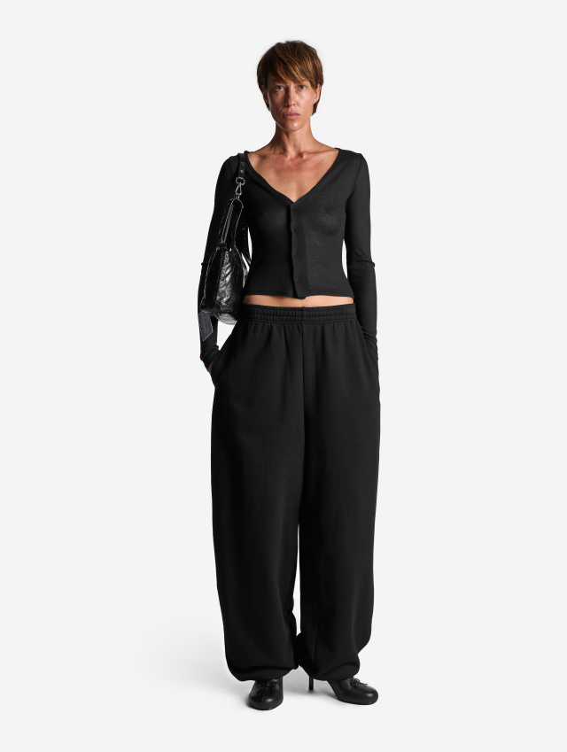 Брюки Baggy из футера