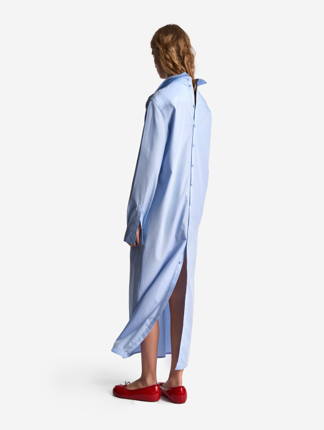 Платье-рубашка из хлопка