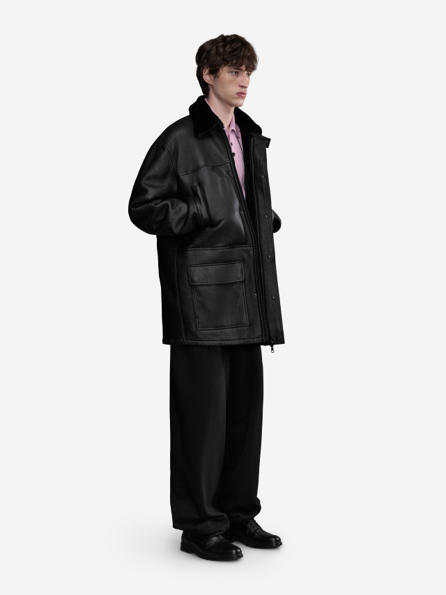 Дубленка 90\'s из натурального меха Дубленка 90\'s из натурального меха