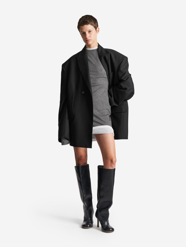 Тонкий трикотажный лонгслив Slim Fit
