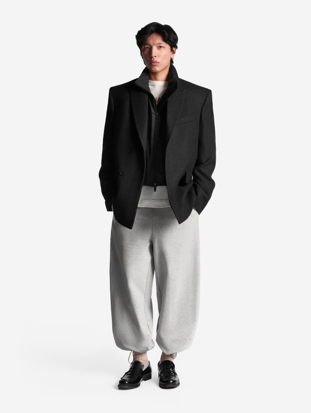 Брюки Baggy из футера
