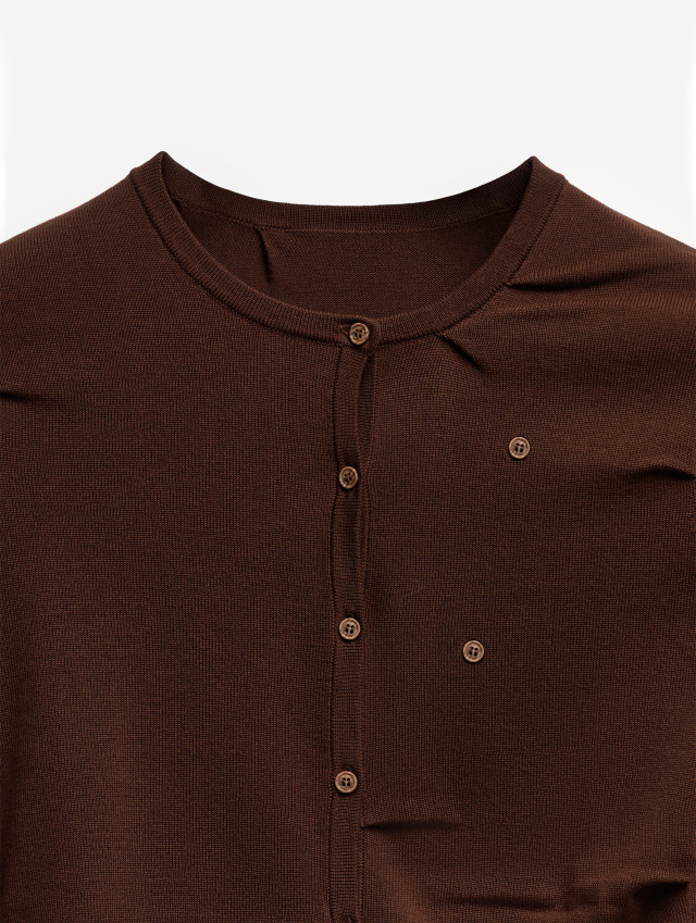 Кардиган Slim Fit с защипами