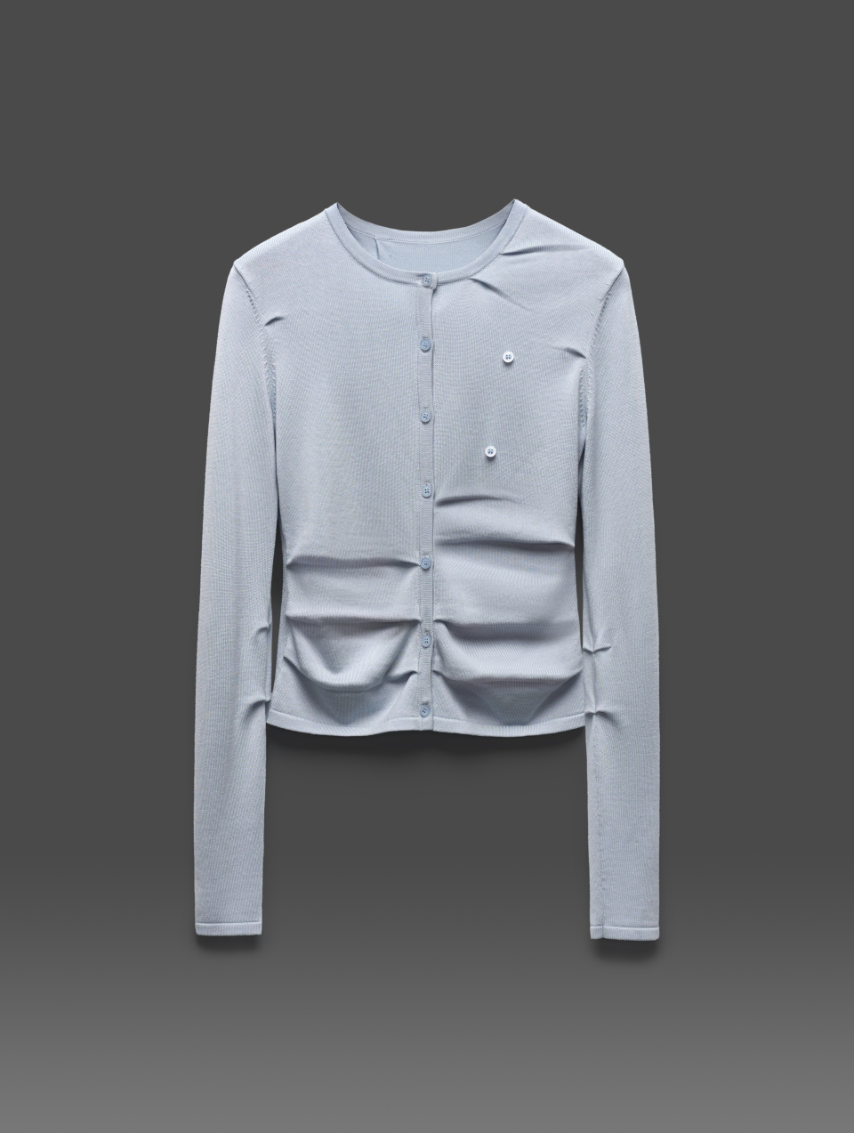 Slim Fit Ruched Cardigan, фото 1