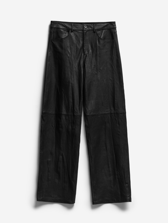 Кожаные джинсы Relaxed Fit