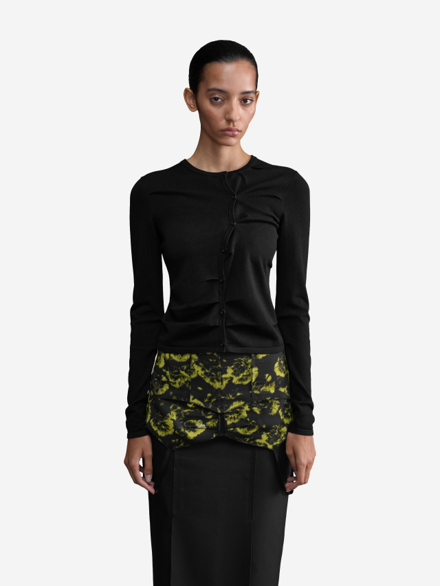 Кардиган Slim Fit с защипами