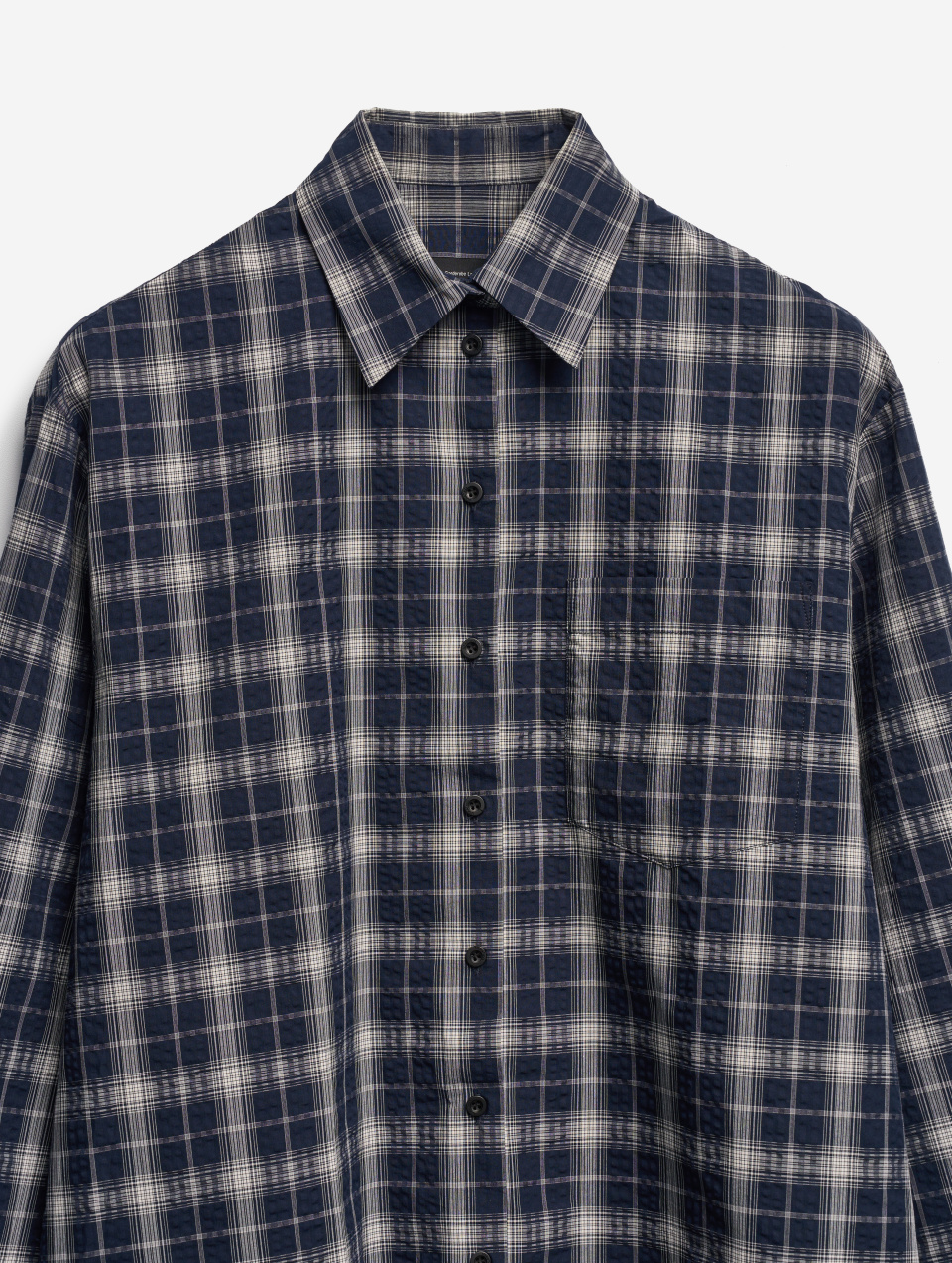 Рубашка Grandpa Fit из жатого хлопка, фото 13