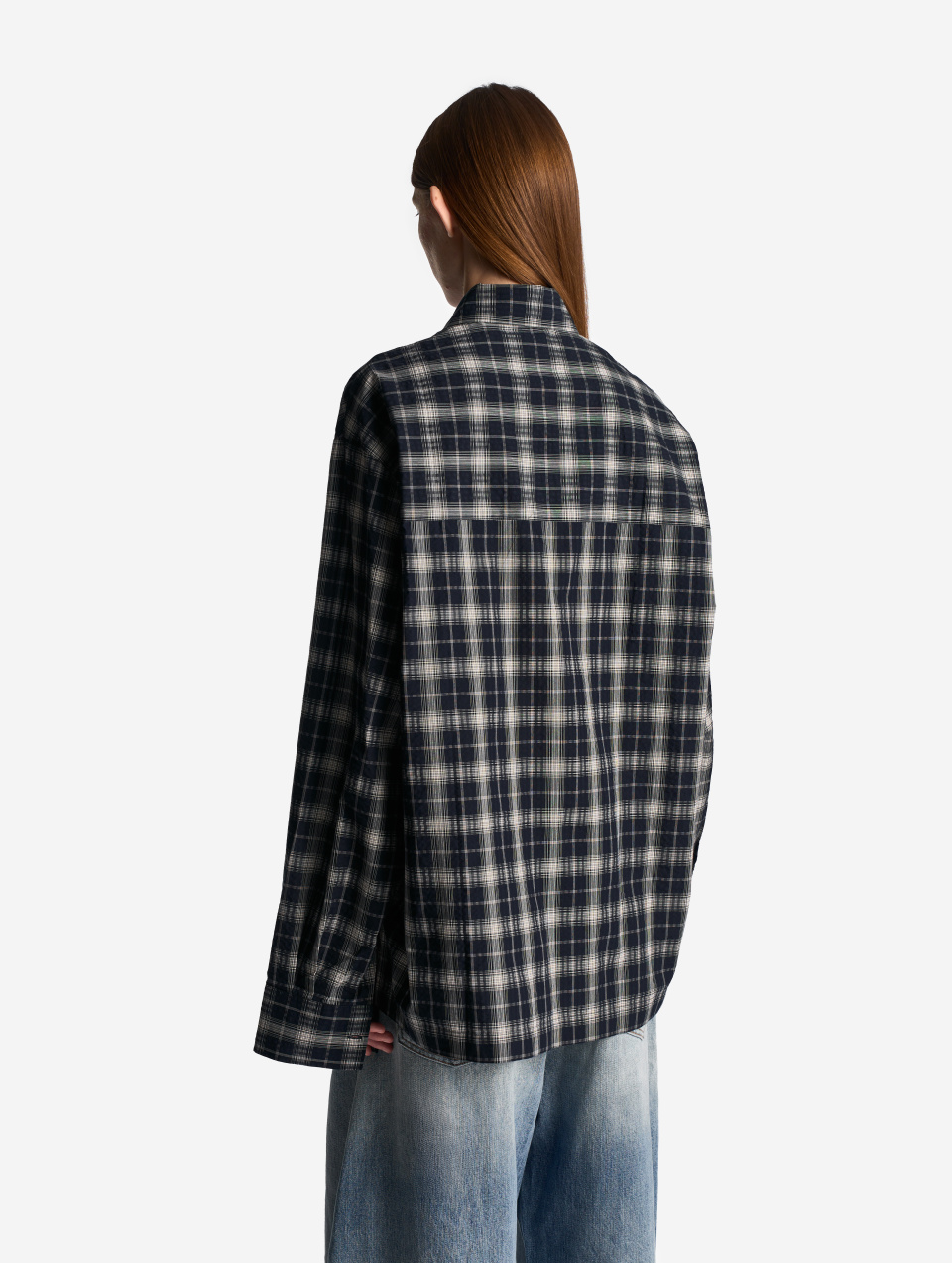 Рубашка Grandpa Fit из жатого хлопка, фото 9