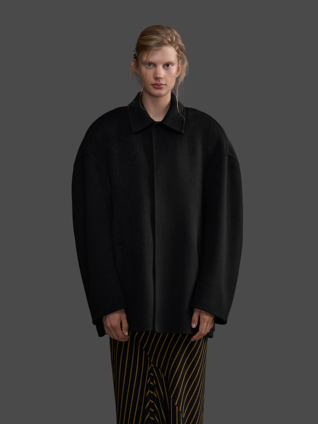 Short D-Line Coat