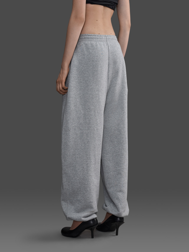 Брюки Baggy из футера