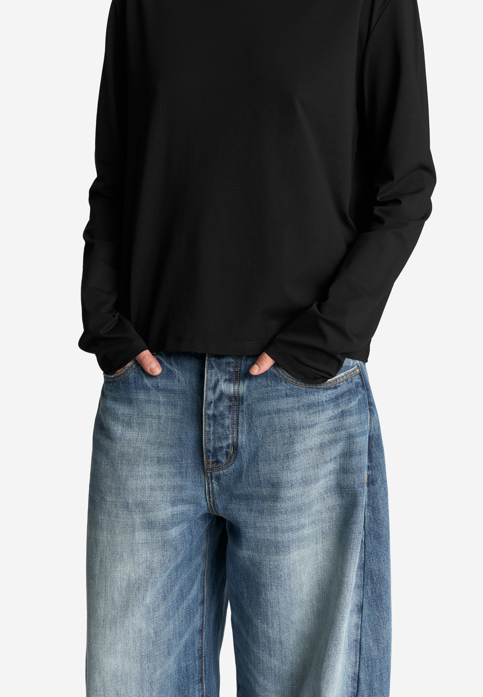 Set of Regular Fit Long Sleeve Tops (2 pcs), фото 1