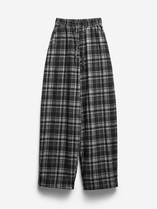 Брюки Baggy из фланели