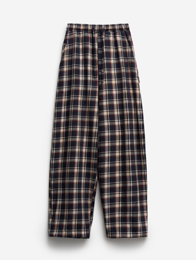 Брюки Baggy из фланели