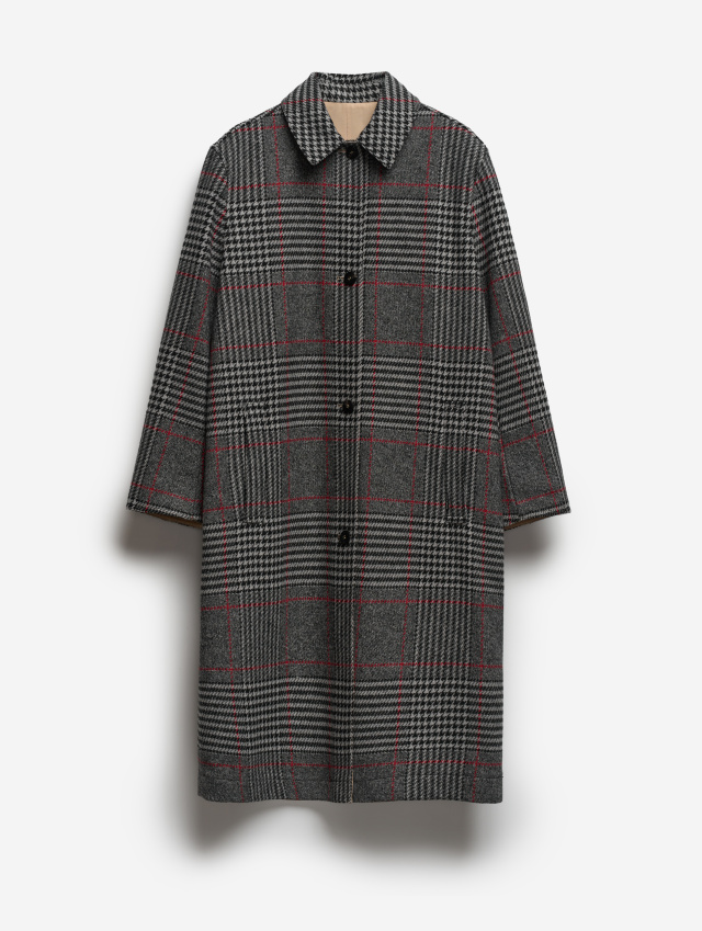 Plaid Mackintosh Coat Plaid Mackintosh Coat