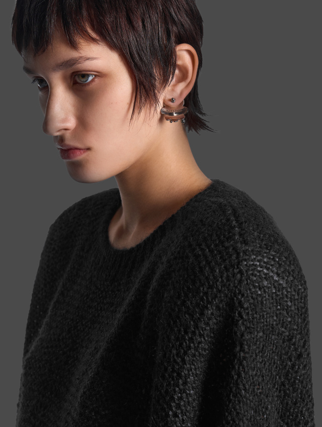 Моносерьга Pierced Flower