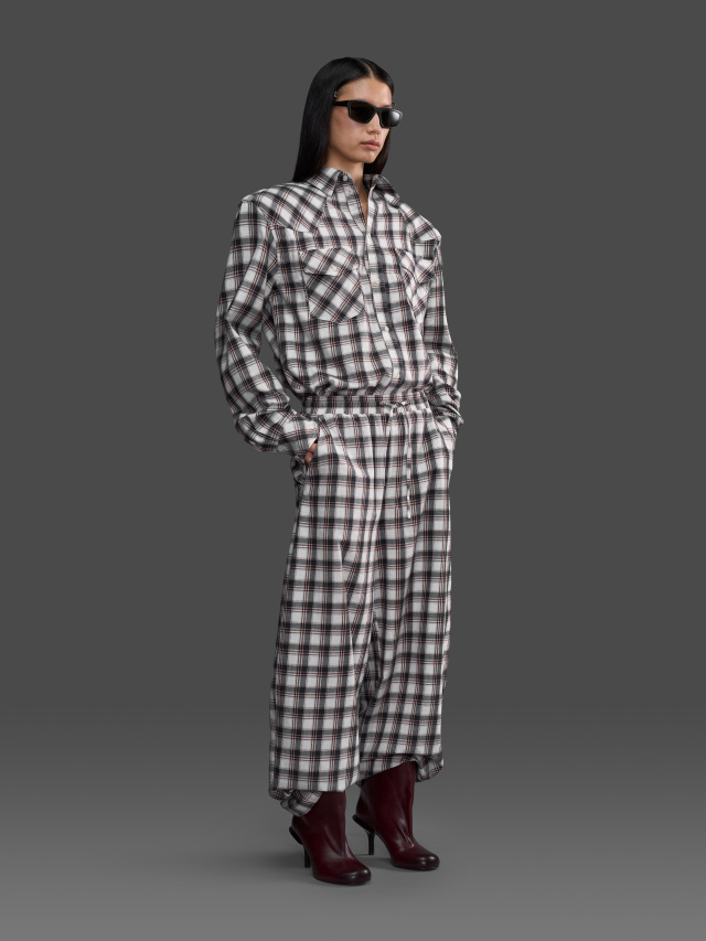 Flannel Baggy Pants
