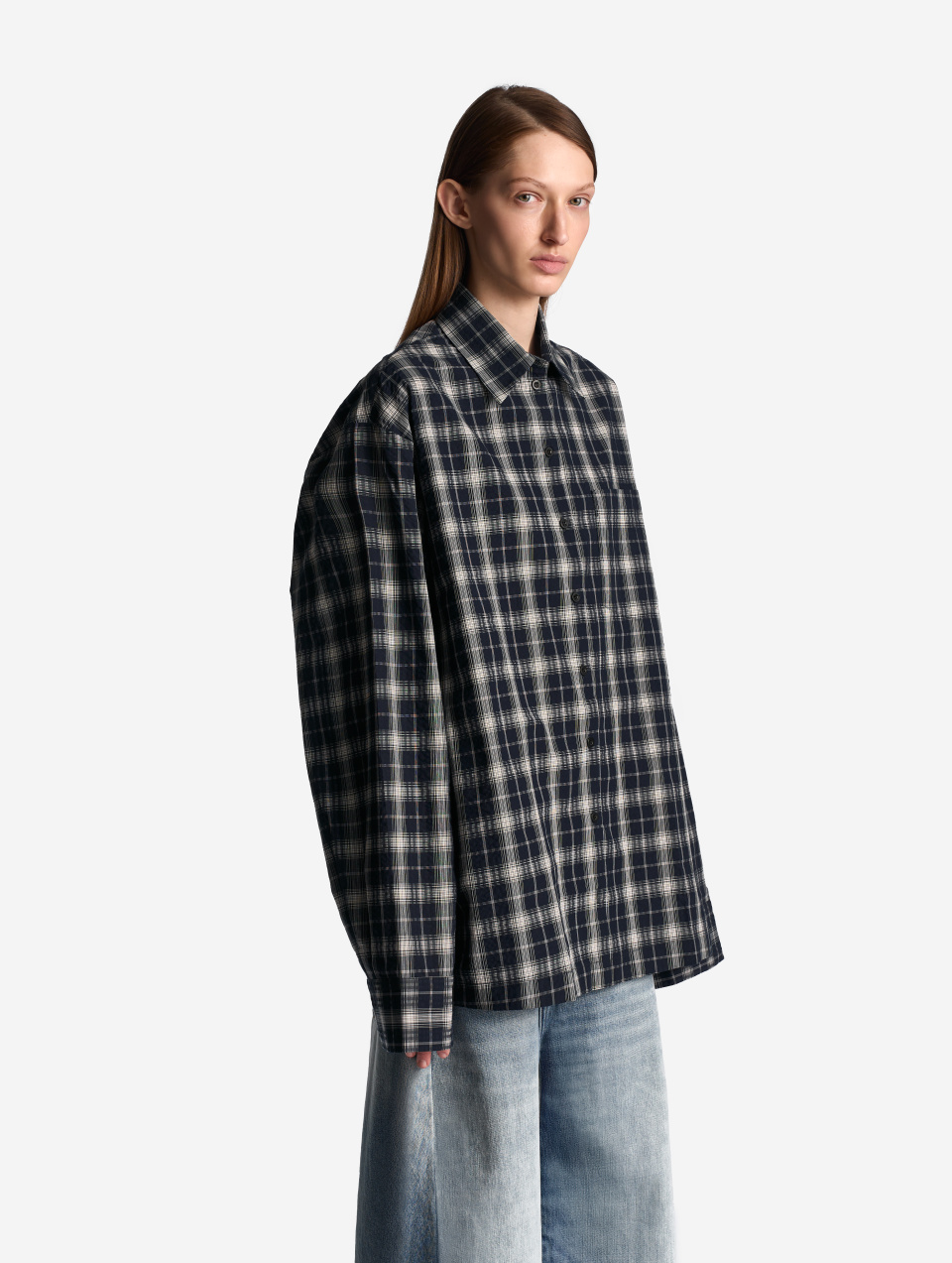 Рубашка Grandpa Fit из жатого хлопка, фото 8