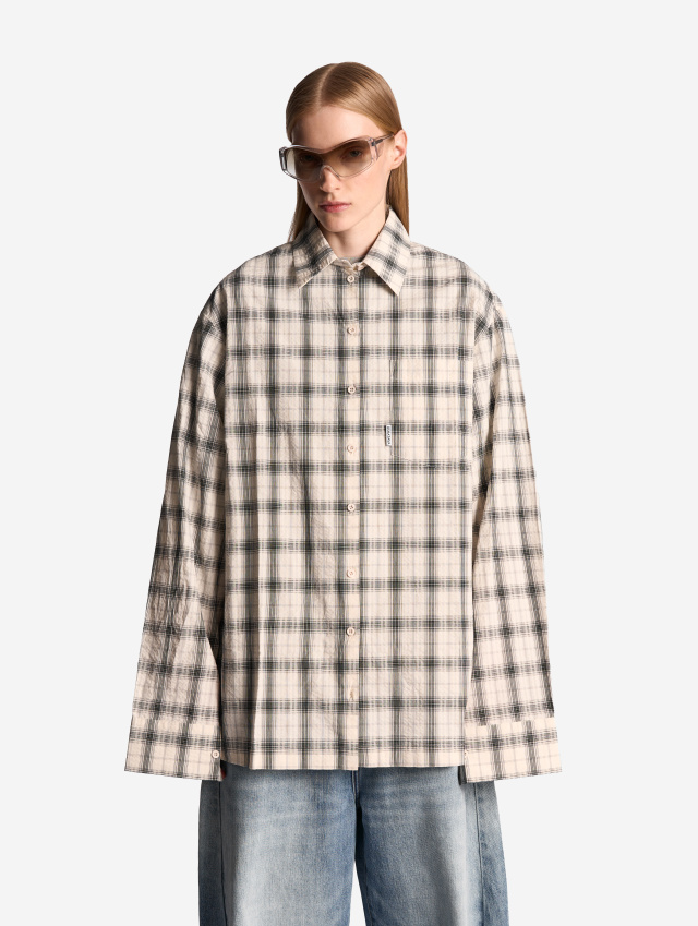 Рубашка Grandpa Fit из жатого хлопка
