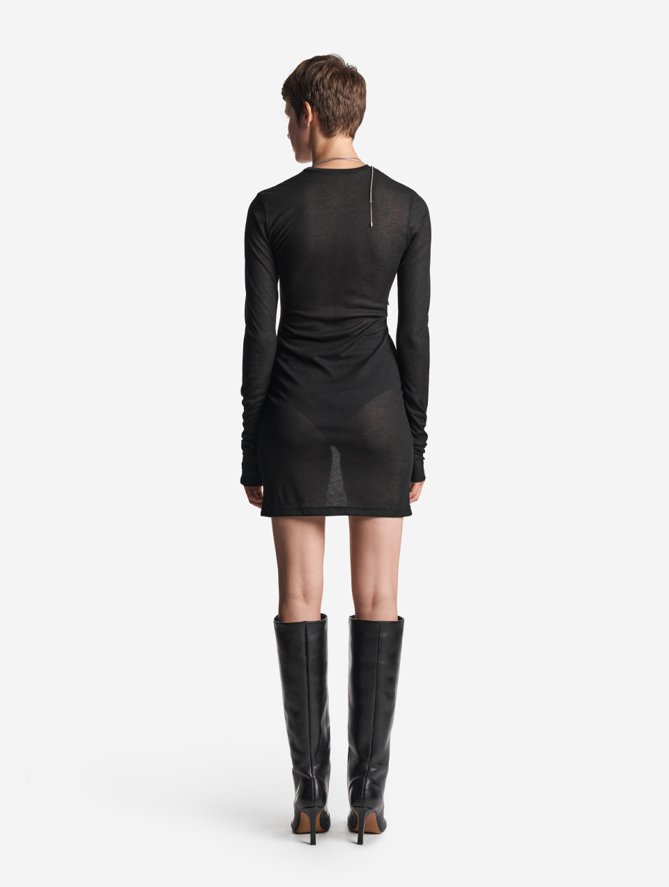 Тонкий трикотажный лонгслив Slim Fit, фото 4 Тонкий трикотажный лонгслив Slim Fit, фото 4