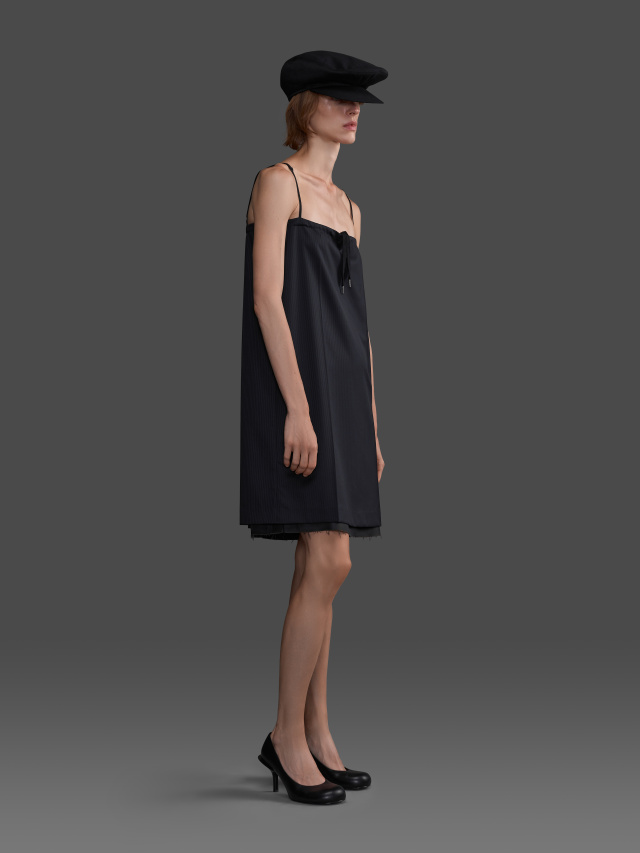 Fine Wool Slip Dress