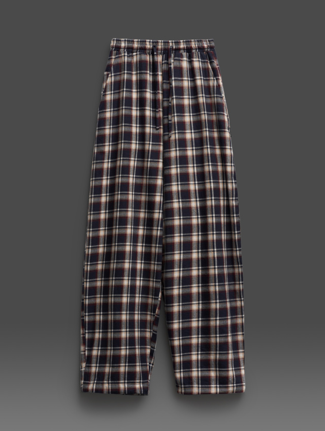 Брюки Baggy из фланели Брюки Baggy из фланели