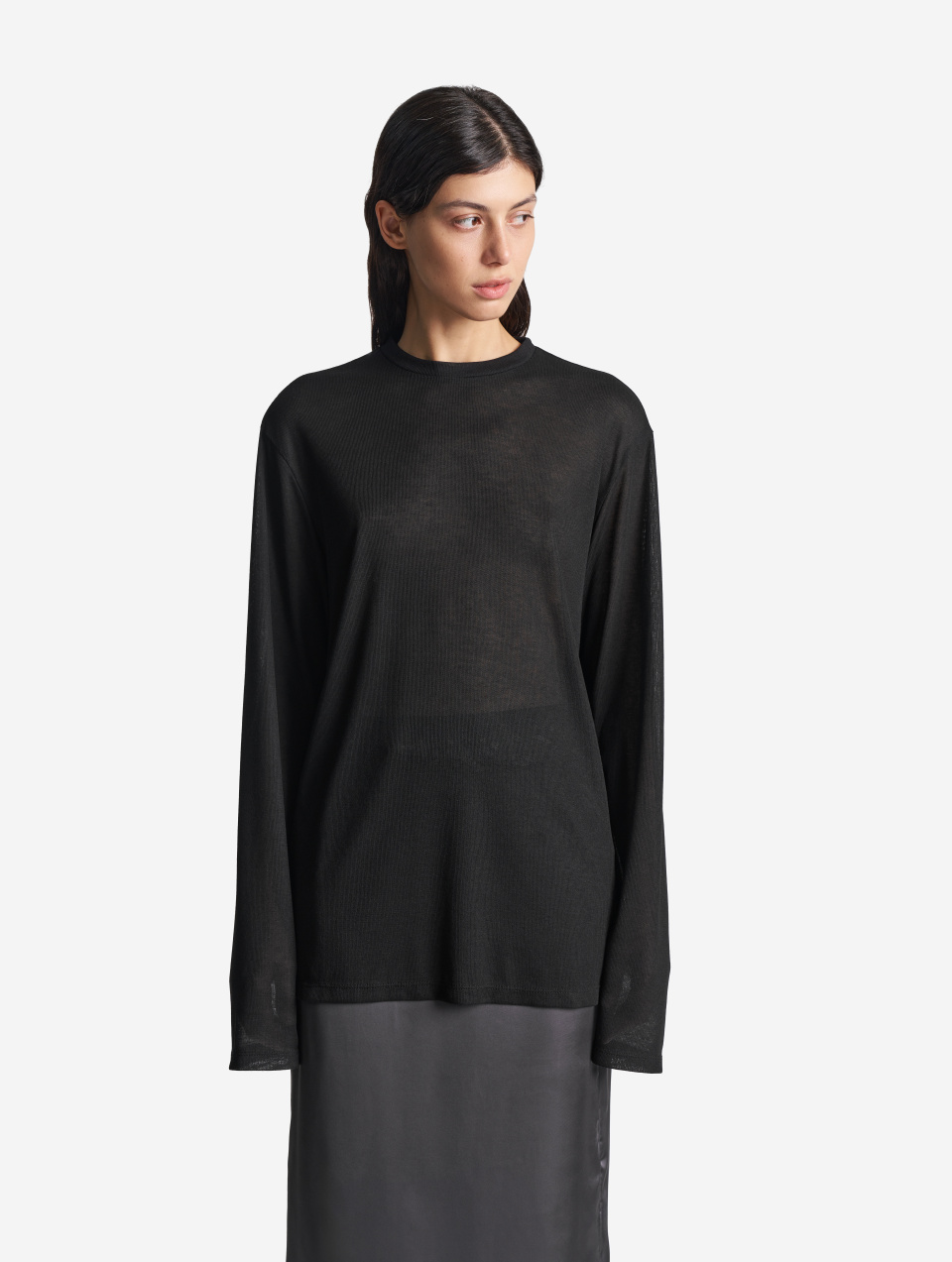 Тонкий трикотажный лонгслив , фото 1 Тонкий трикотажный лонгслив , фото 1