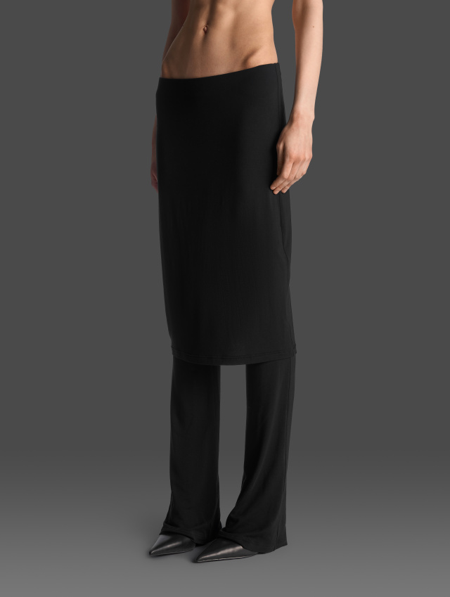 Skirted Bootcut Leggings