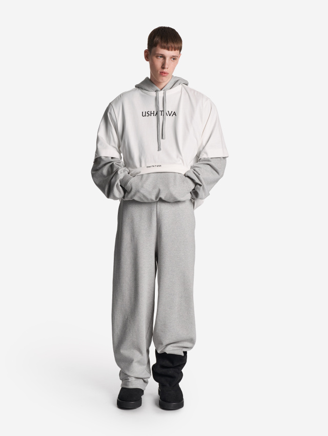 Брюки Baggy из футера