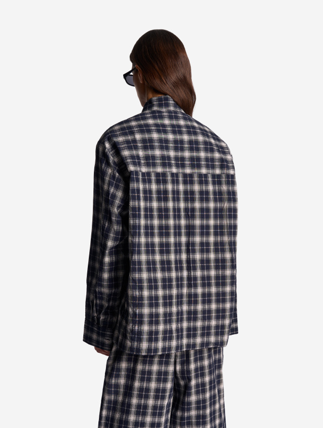 Рубашка Grandpa Fit из жатого хлопка