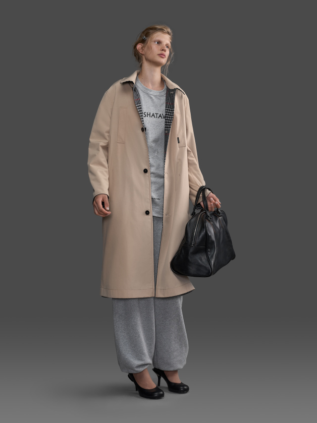 Брюки Baggy из футера