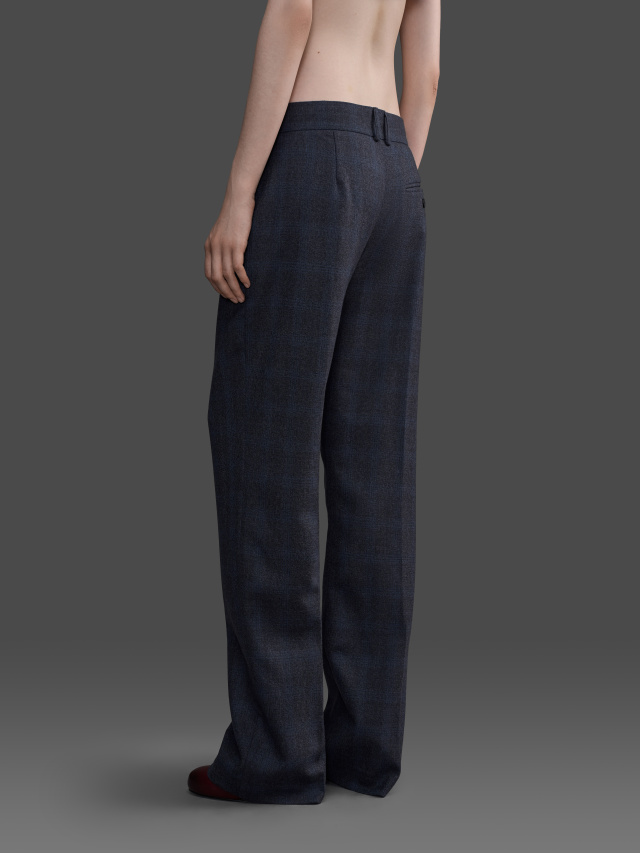 Low-Rise Suit Trousers